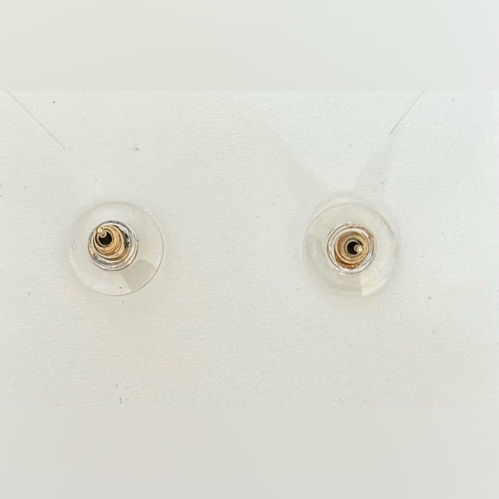 Enamel Leaf Post Earrings - Picture 2 of 3